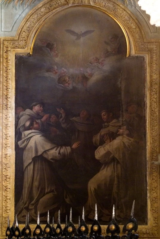 Discesa dello Spirito su monaci